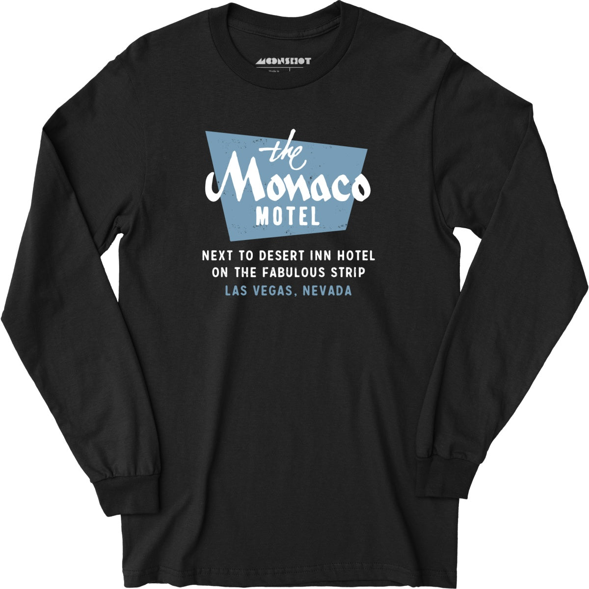 The Monaco Motel - Vintage Las Vegas - Long Sleeve T-Shirt