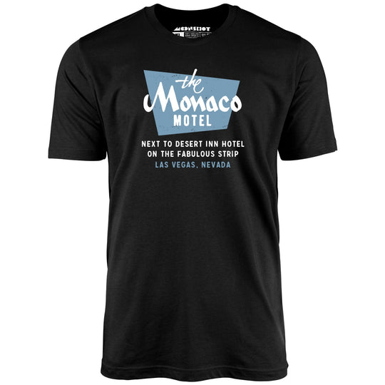 The Monaco Motel - Vintage Las Vegas - Black - Unisex T-Shirt