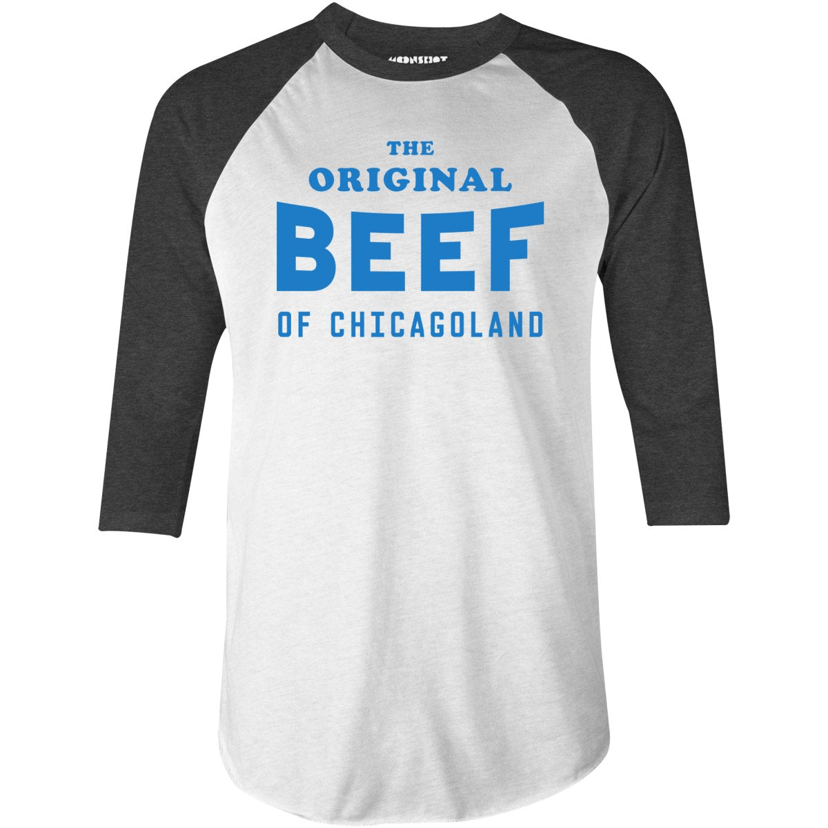 The Original Beef of Chicagoland - 3/4 Sleeve Raglan T-Shirt