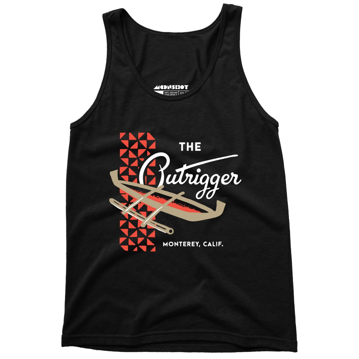 The Outrigger - Monterey, CA - Vintage Tiki Bar - Unisex Tank Top
