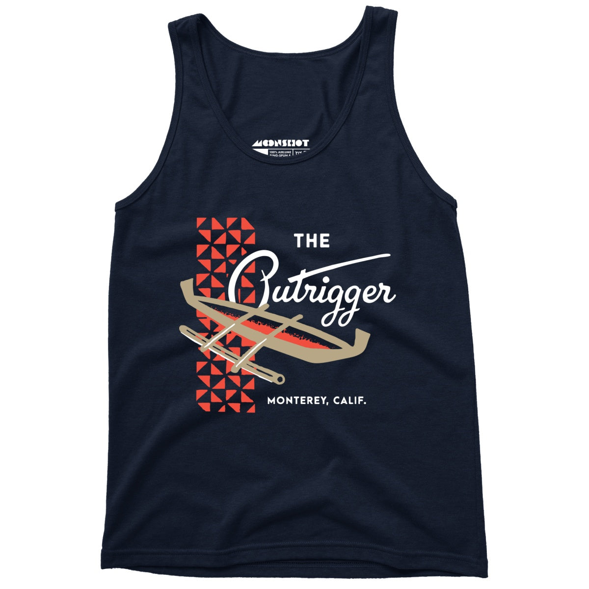 The Outrigger - Monterey, CA - Vintage Tiki Bar - Unisex Tank Top