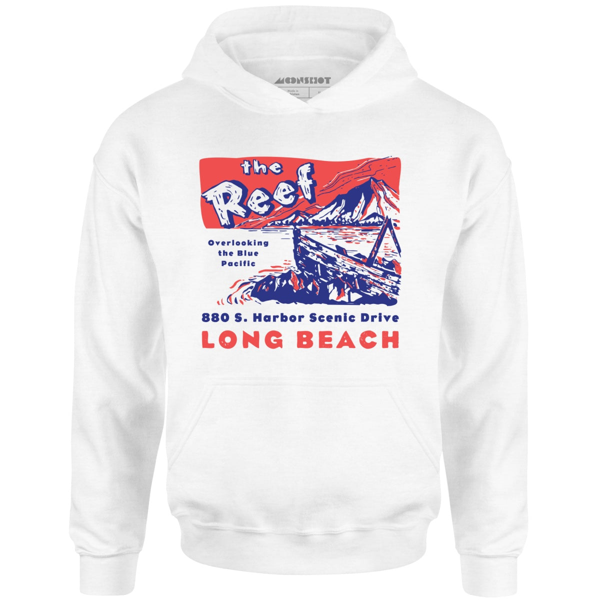 The Reef - Long Beach, CA - Vintage Tiki Bar - Unisex Hoodie