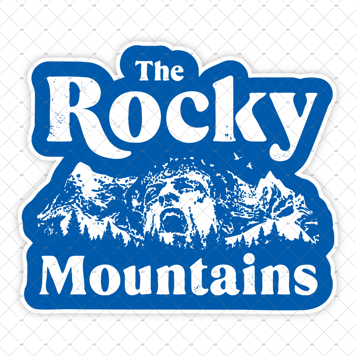 The Rocky Mountains - Sticker