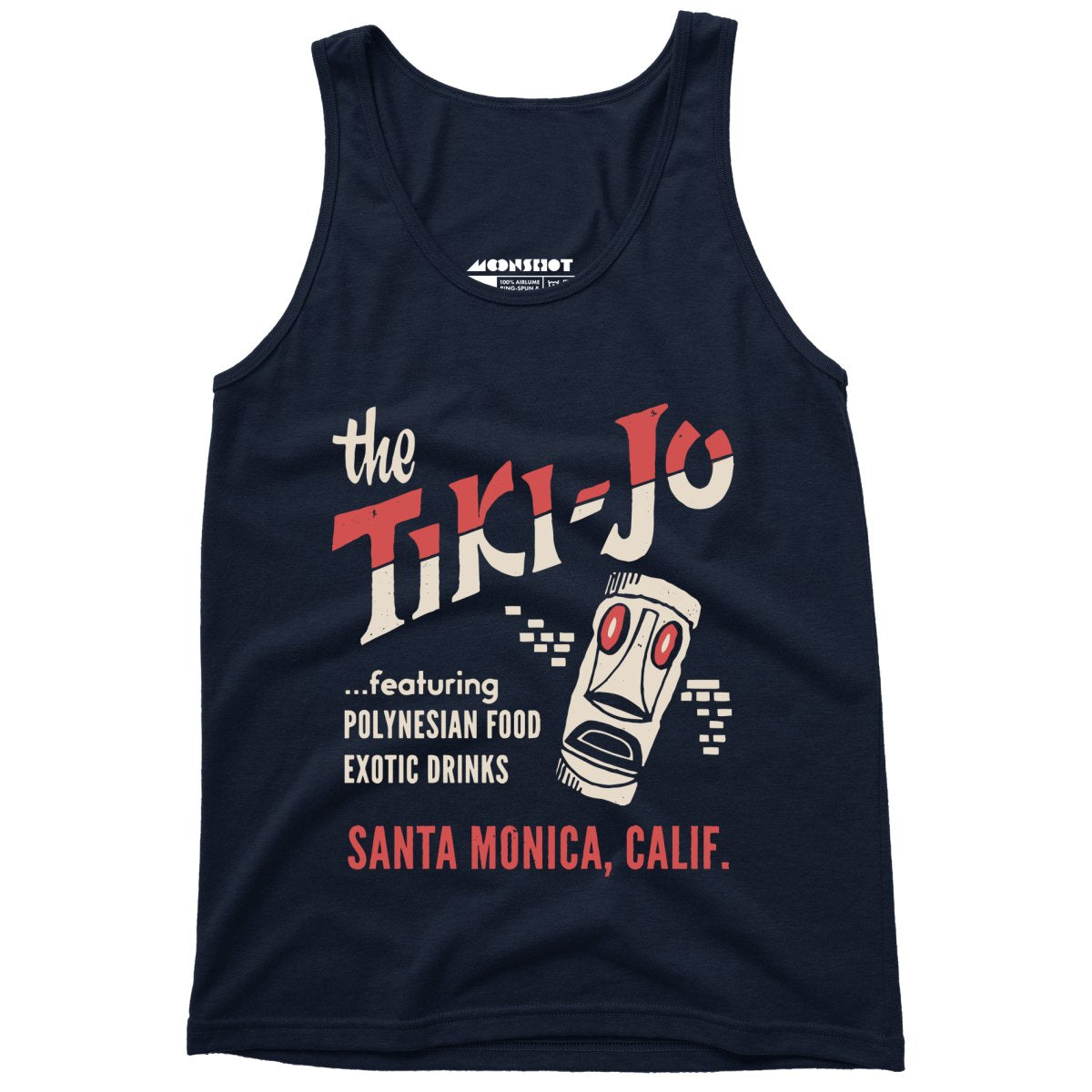 The Tiki-Jo - Santa Monica, CA - Vintage Tiki Bar - Unisex Tank Top