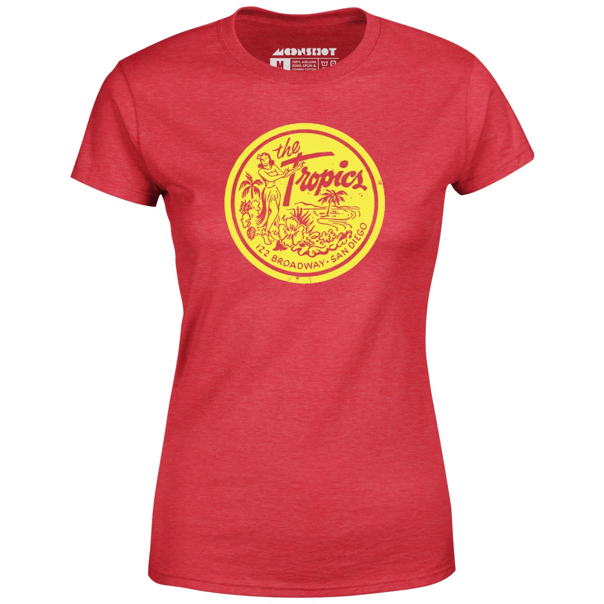 The Tropics - San Diego, CA - Vintage Tiki Bar - Women's T-Shirt