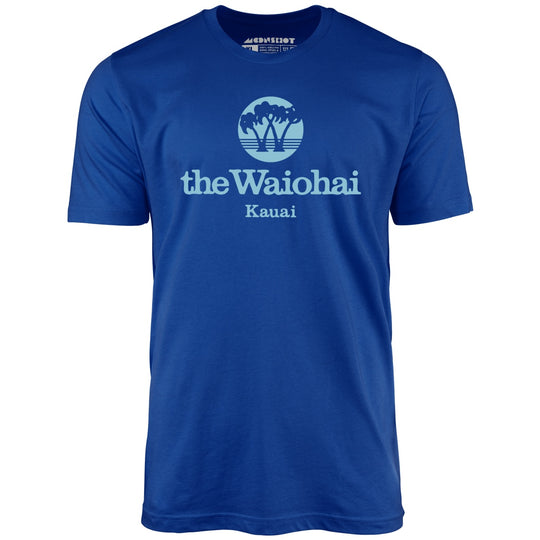 The Waiohai - Kauai, Hawaii - Vintage Hotel Resort - True Royal - Unisex T-Shirt