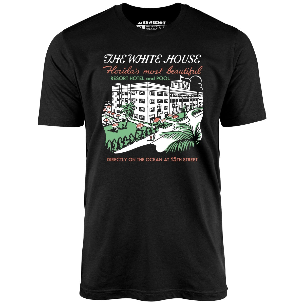 The White House - Miami, FL - Vintage Hotel - Unisex T-Shirt