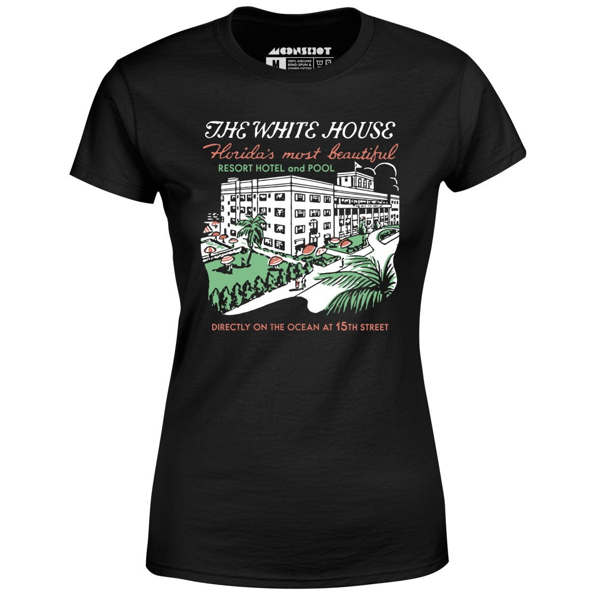 The White House - Miami, FL - Vintage Hotel - Women's T-Shirt
