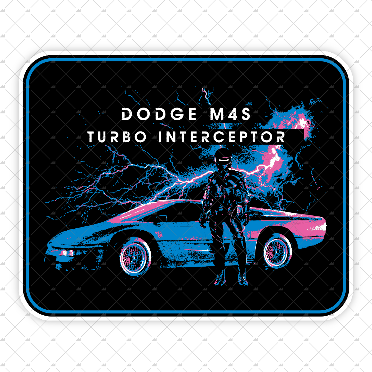 The Wraith Dodge M4S Turbo Interceptor - Sticker