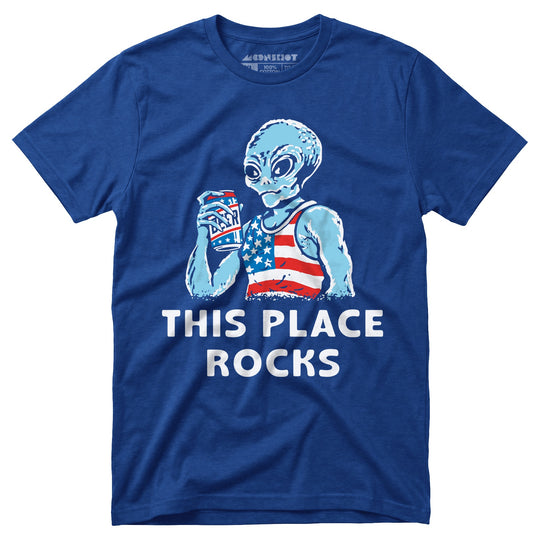 This Place Rocks - Unisex T-Shirt in True Royal