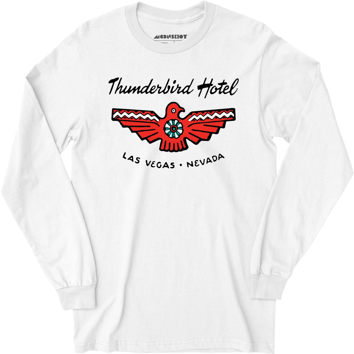 Thunderbird Hotel v6 - Vintage Las Vegas - Long Sleeve T-Shirt