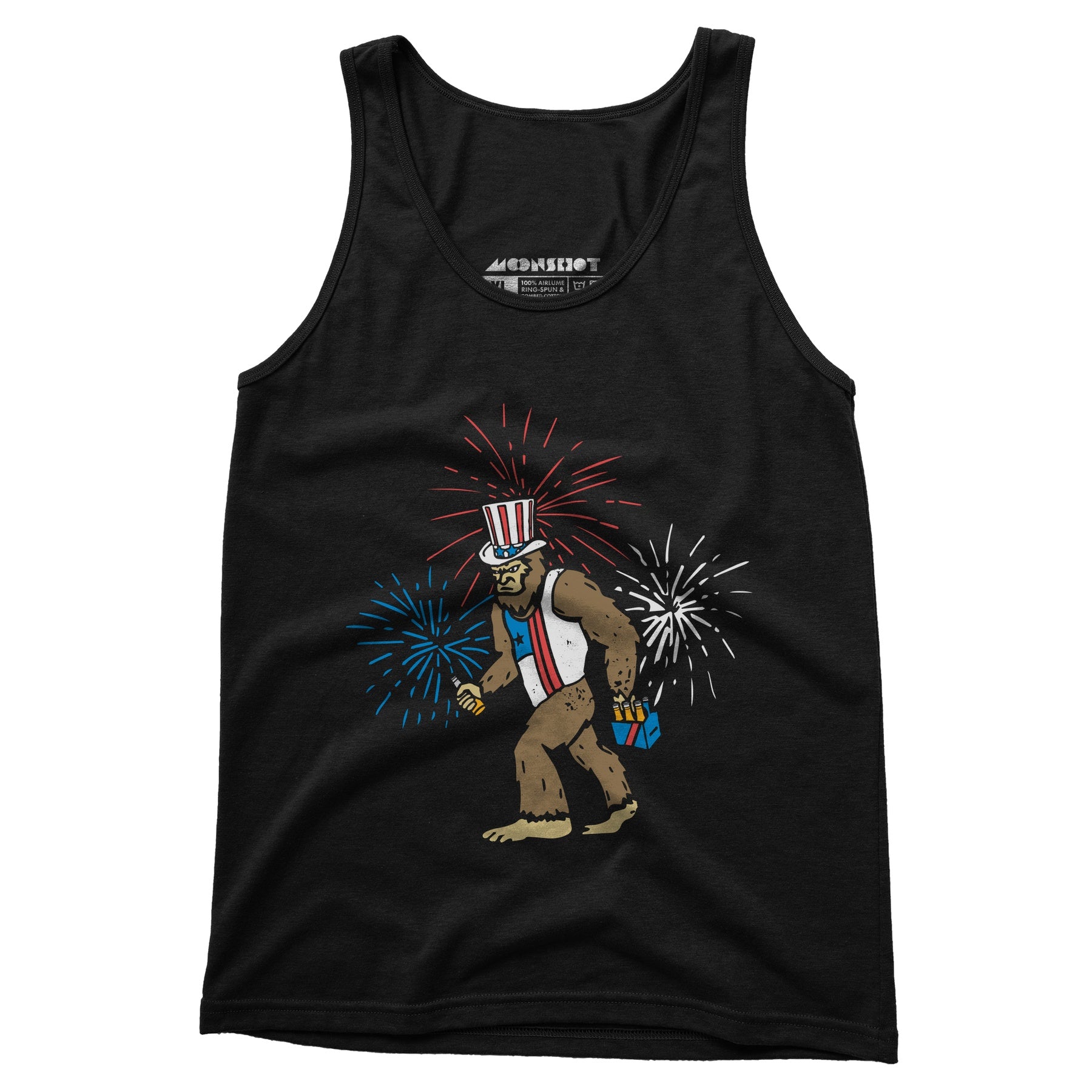 4th of July Bigfoot - Unisex Tank Top