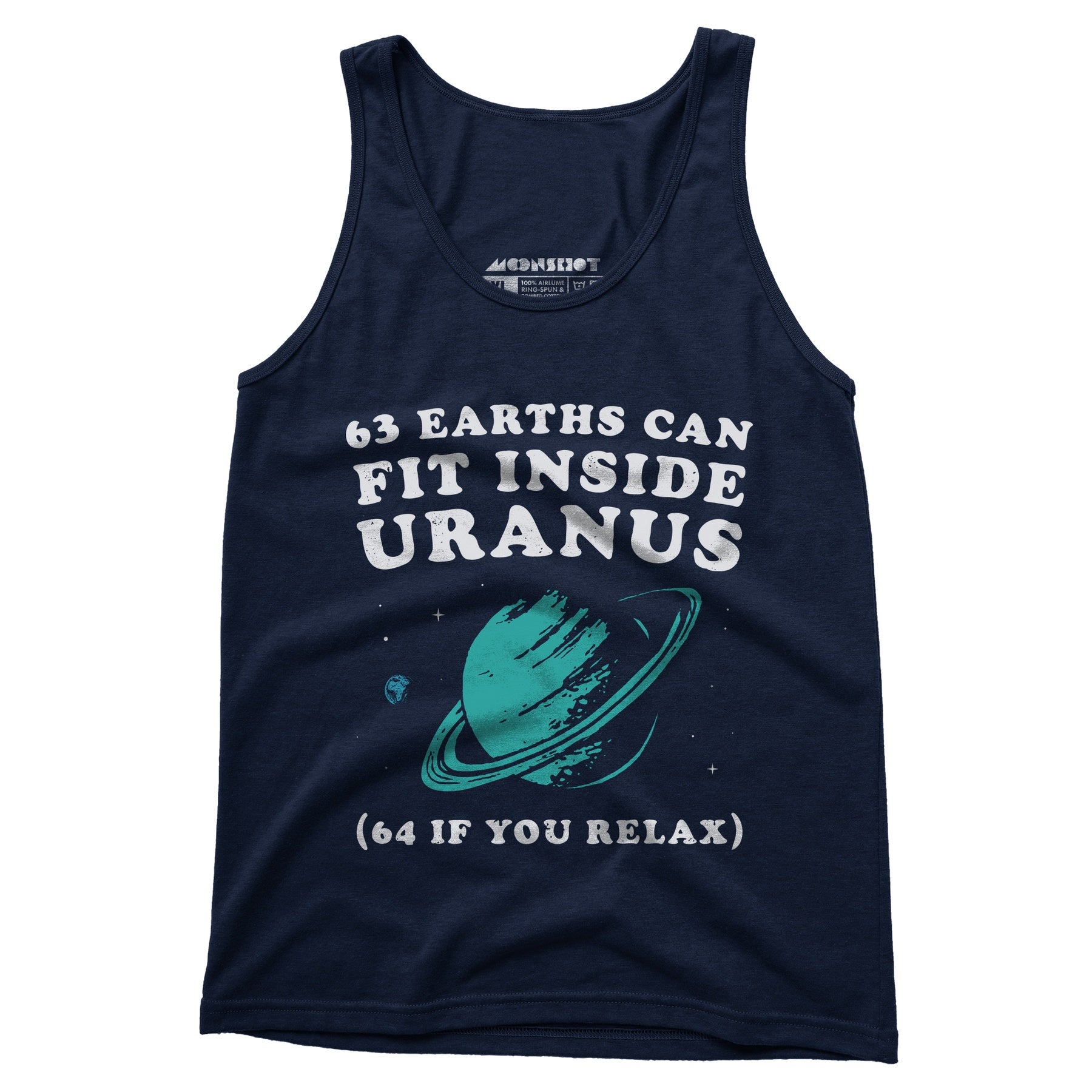 63 Earths Can Fit Inside Uranus - Unisex Tank Top
