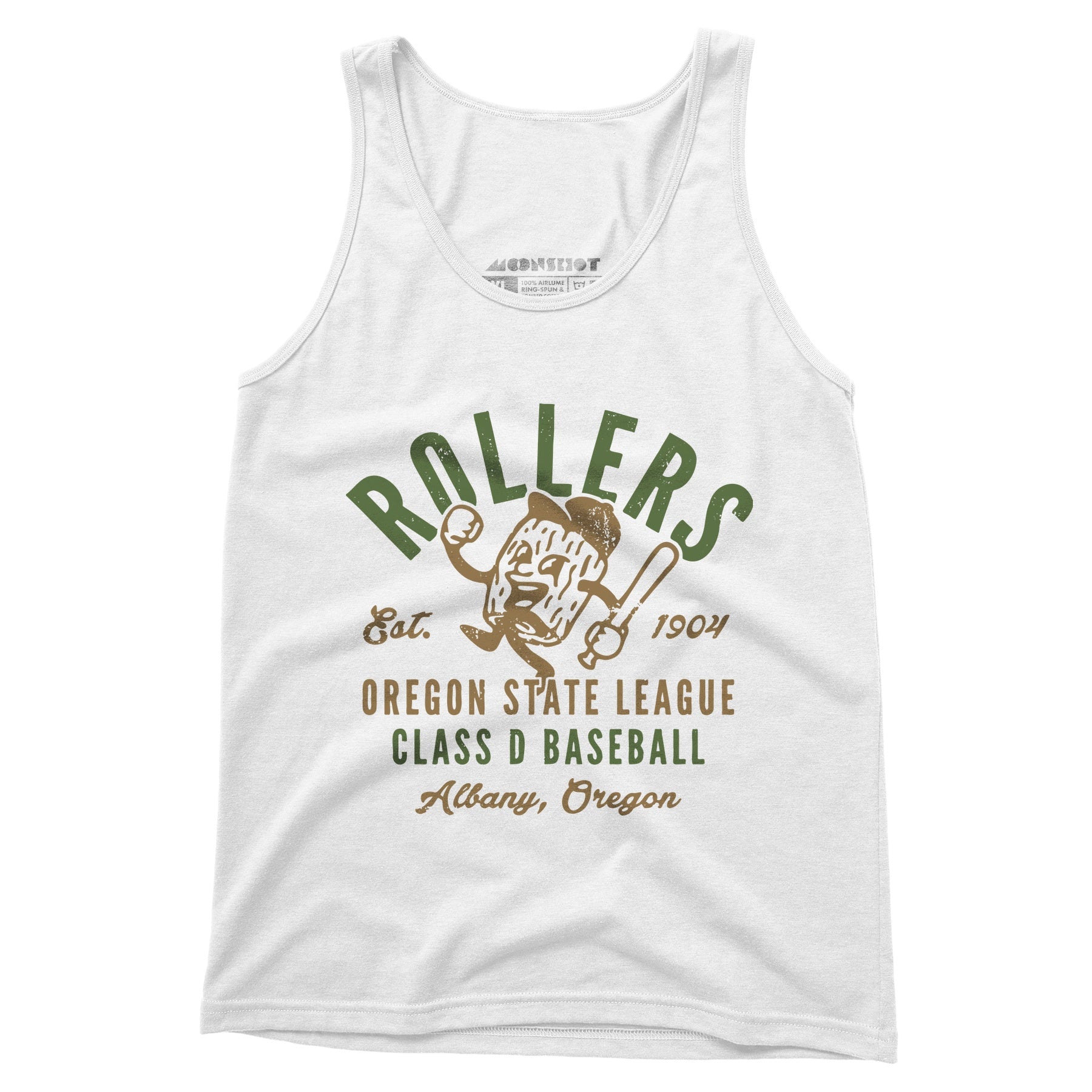 Albany Rollers - Oregon - Vintage Defunct Baseball Teams - Unisex Tank Top