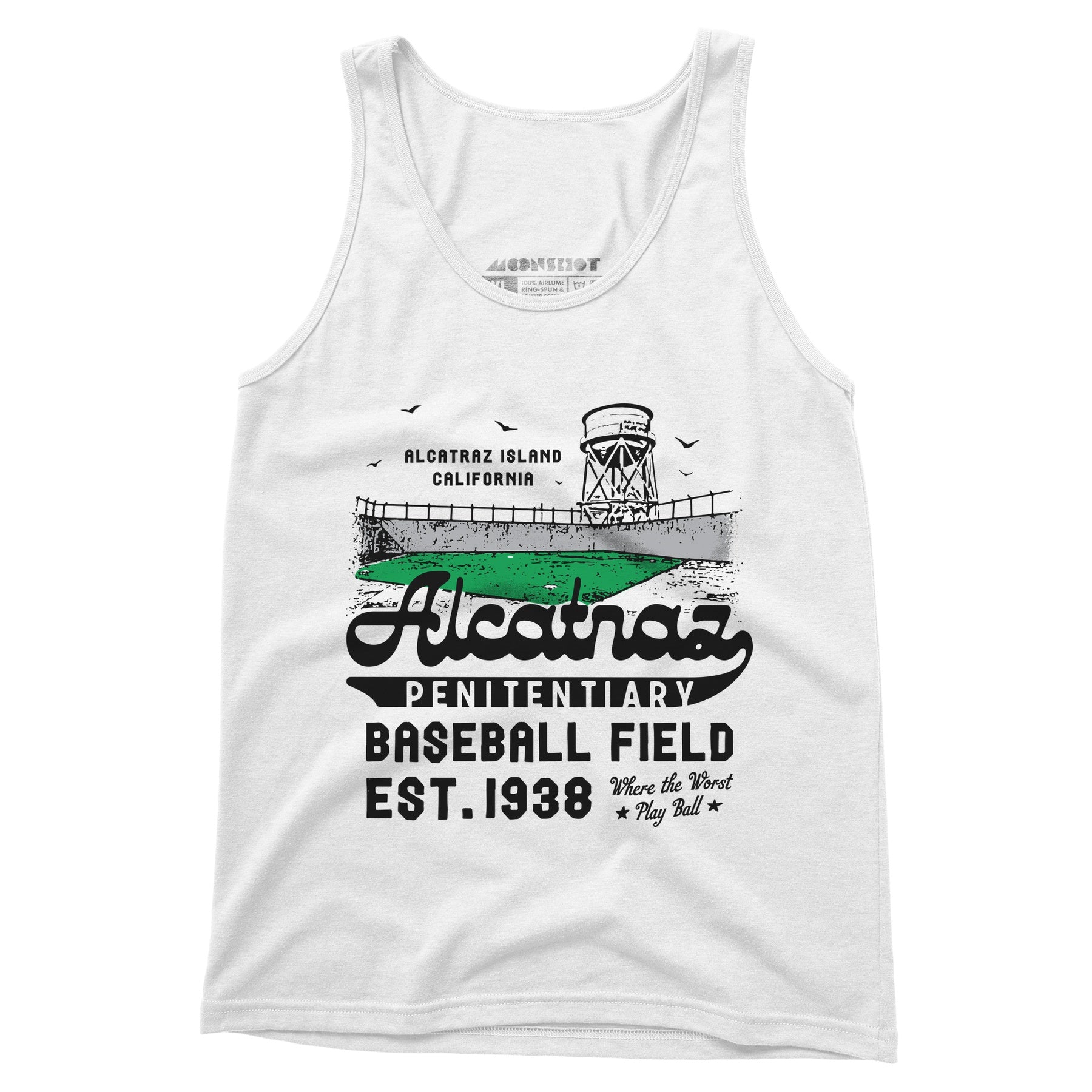 Alcatraz Penitentiary Baseball Field - Unisex Tank Top