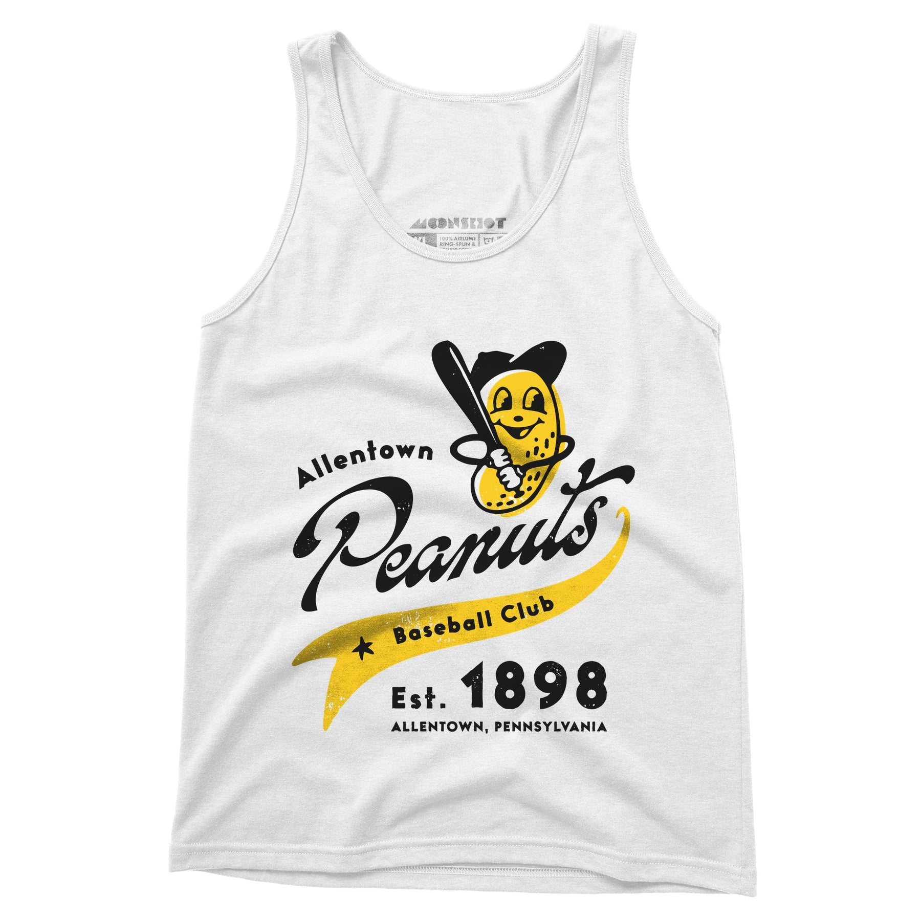 Allentown Peanuts - Pennsylvania - Vintage Defunct Baseball Teams - Unisex Tank Top