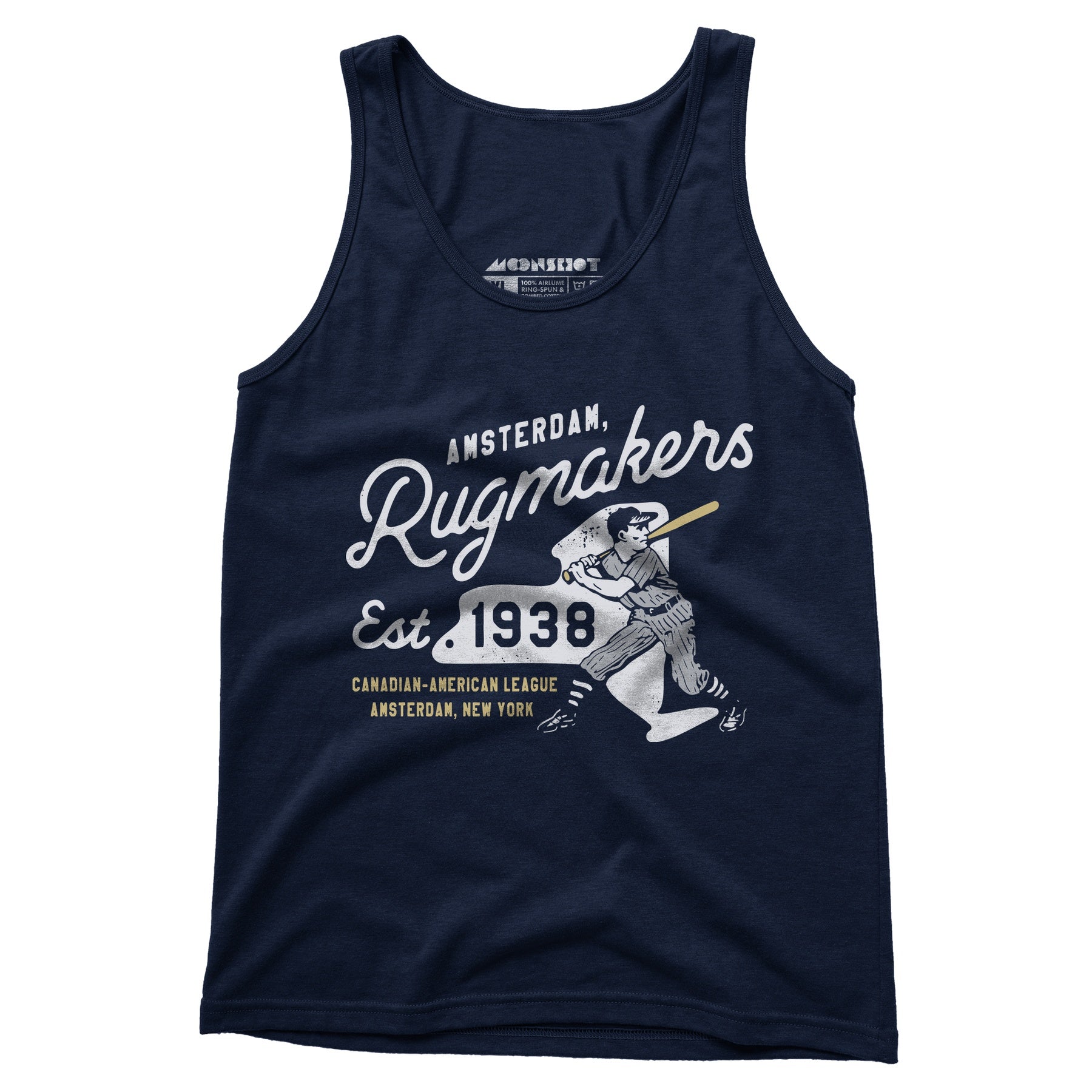 Amsterdam Rugmakers - New York - Vintage Defunct Baseball Teams - Unisex Tank Top