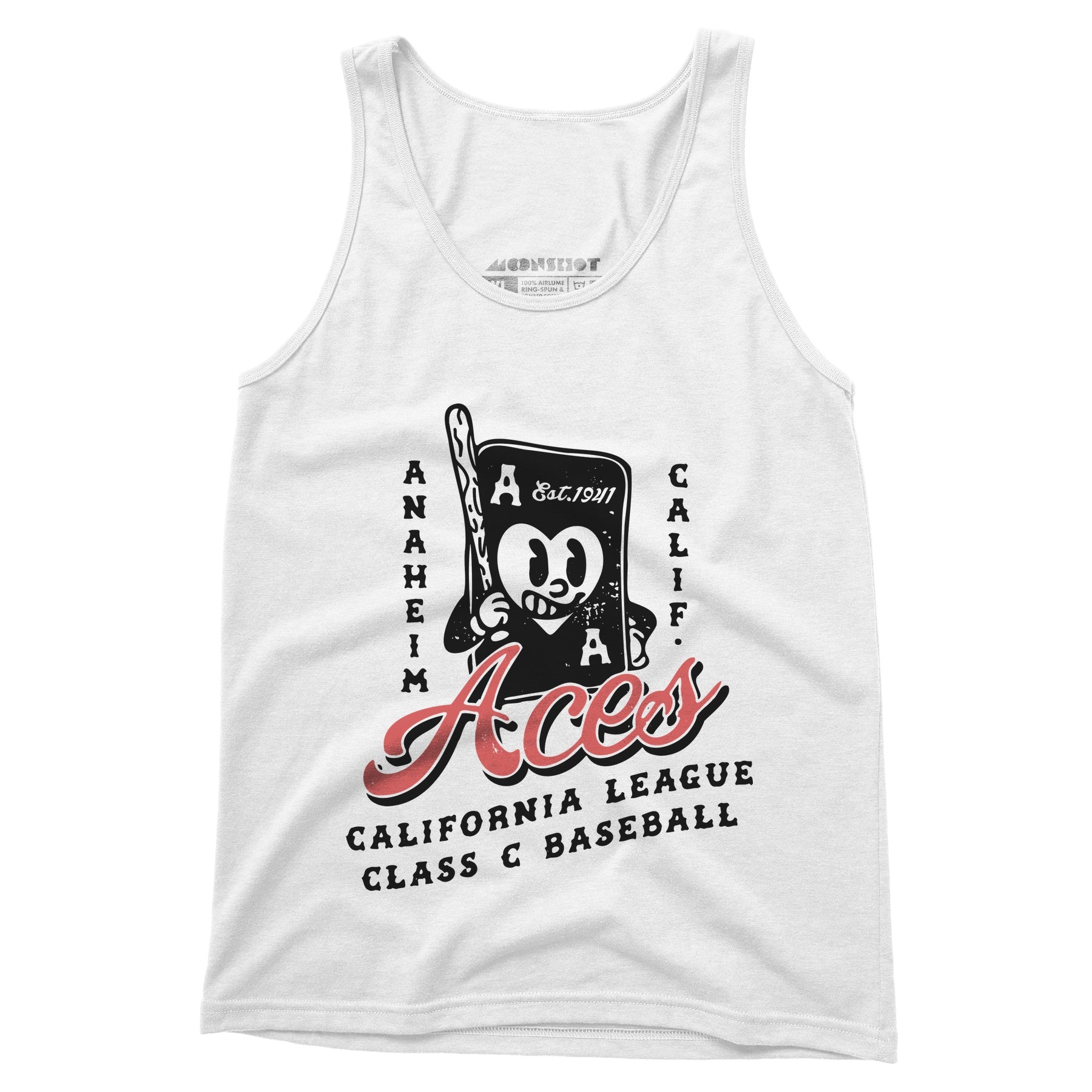 Anaheim Aces - California - Vintage Defunct Baseball Teams - Unisex Tank Top