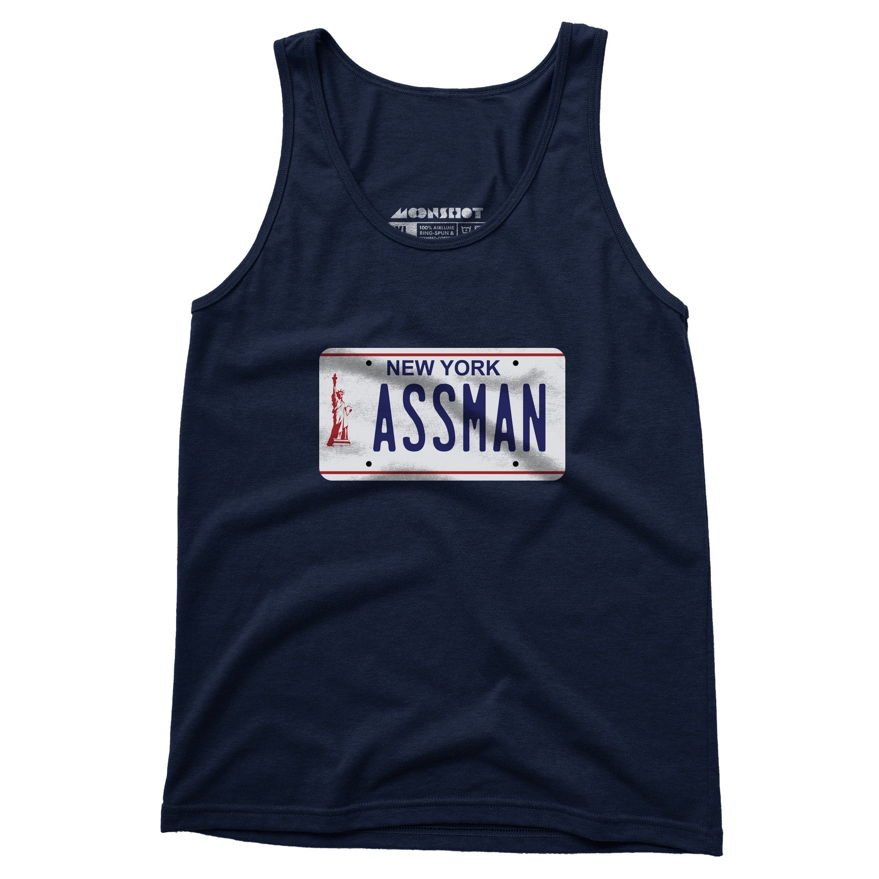 Assman New York License Plate - Unisex Tank Top