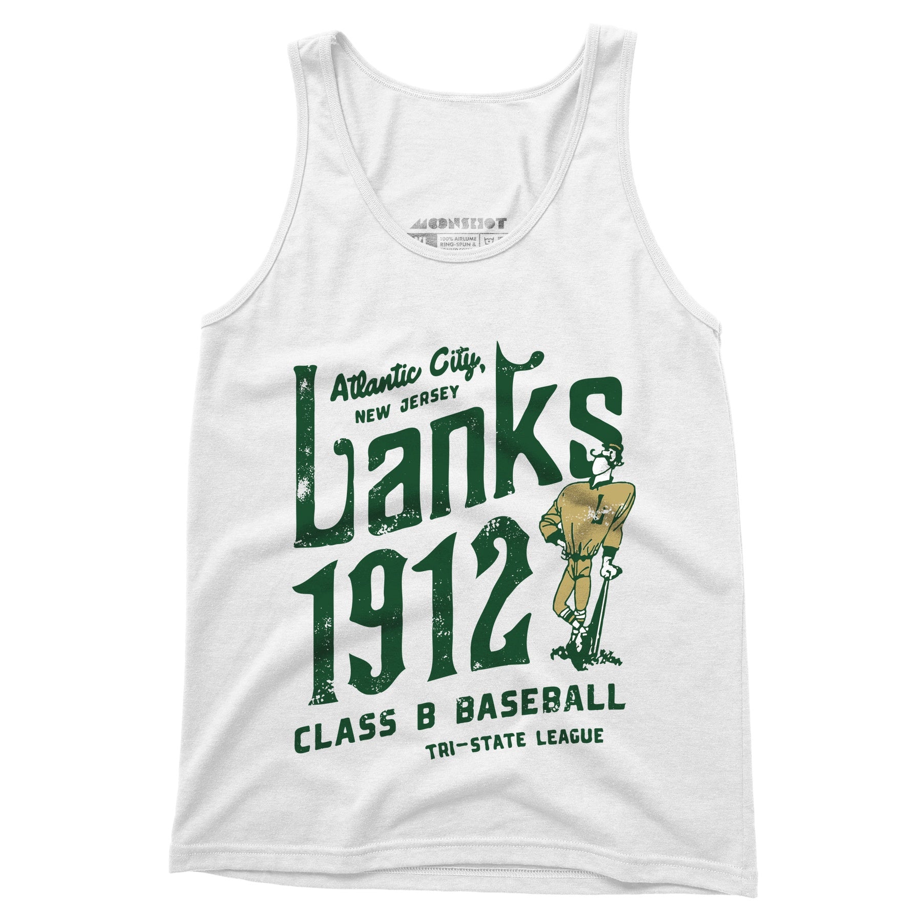 Atlantic City Lanks - New Jersey - Vintage Defunct Baseball Teams - Unisex Tank Top