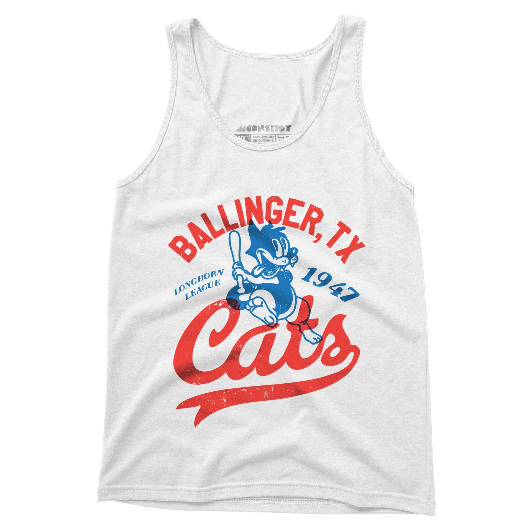Ballinger Cats - Texas - Vintage Defunct Baseball Teams - Unisex Tank Top