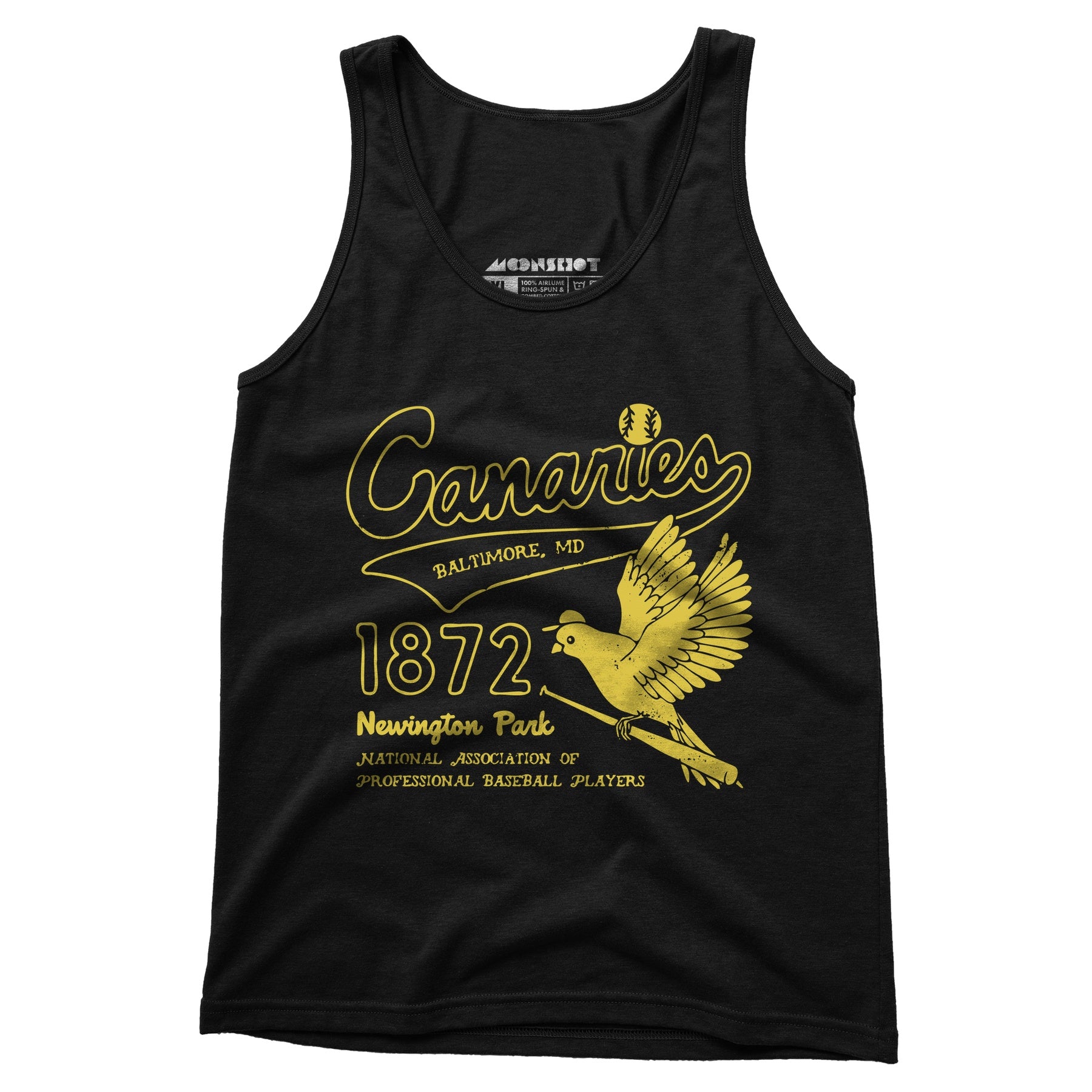 Baltimore Canaries - Maryland - Vintage Defunct Baseball Teams - Unisex Tank Top