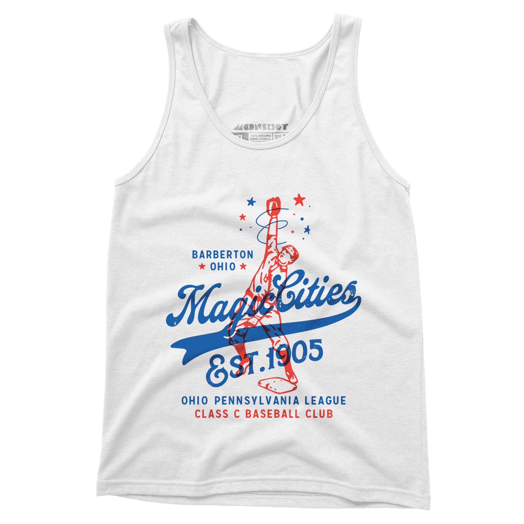 Barberton Magic Cities - Ohio - Vintage Defunct Baseball Teams - Unisex Tank Top