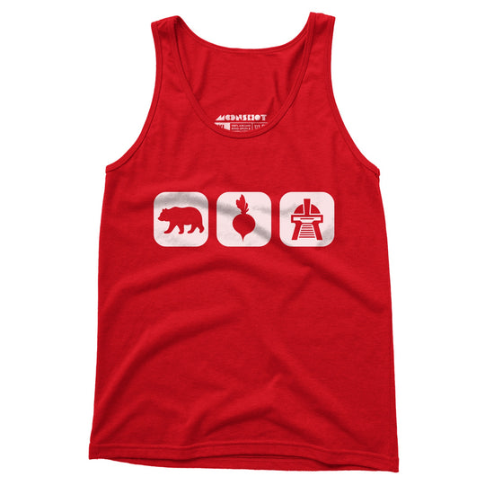 Bears Beets Battlestar Galactica v2 - Unisex Tank Top