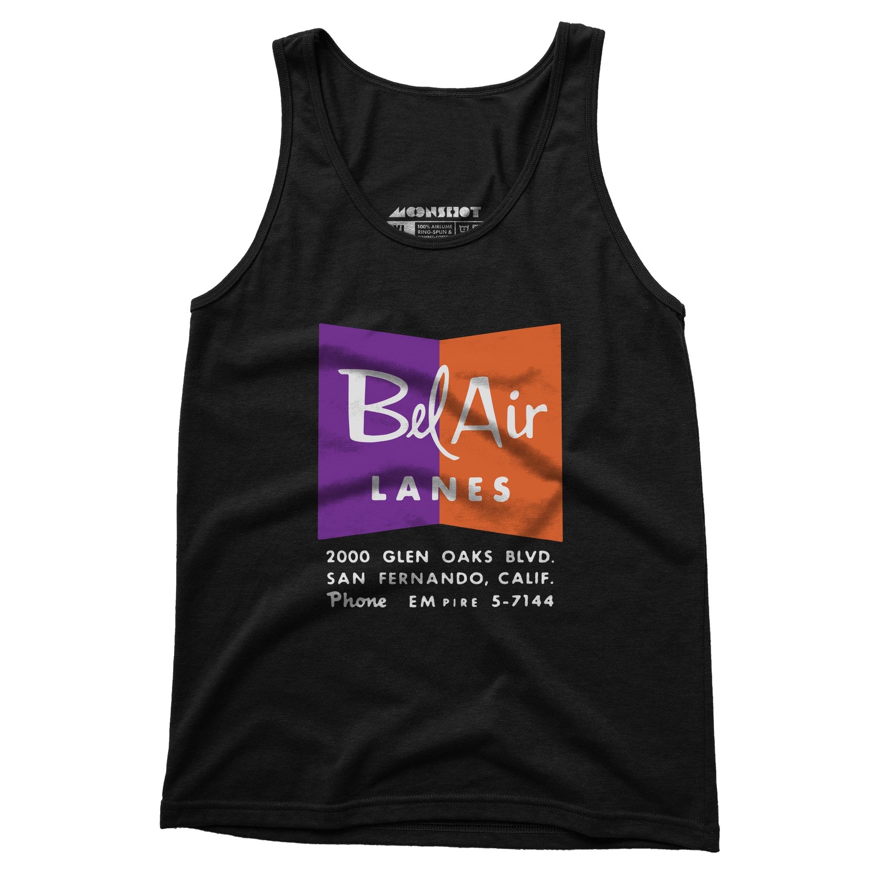 Bel Air Lanes - San Fernando, CA - Vintage Bowling Alley - Unisex Tank Top