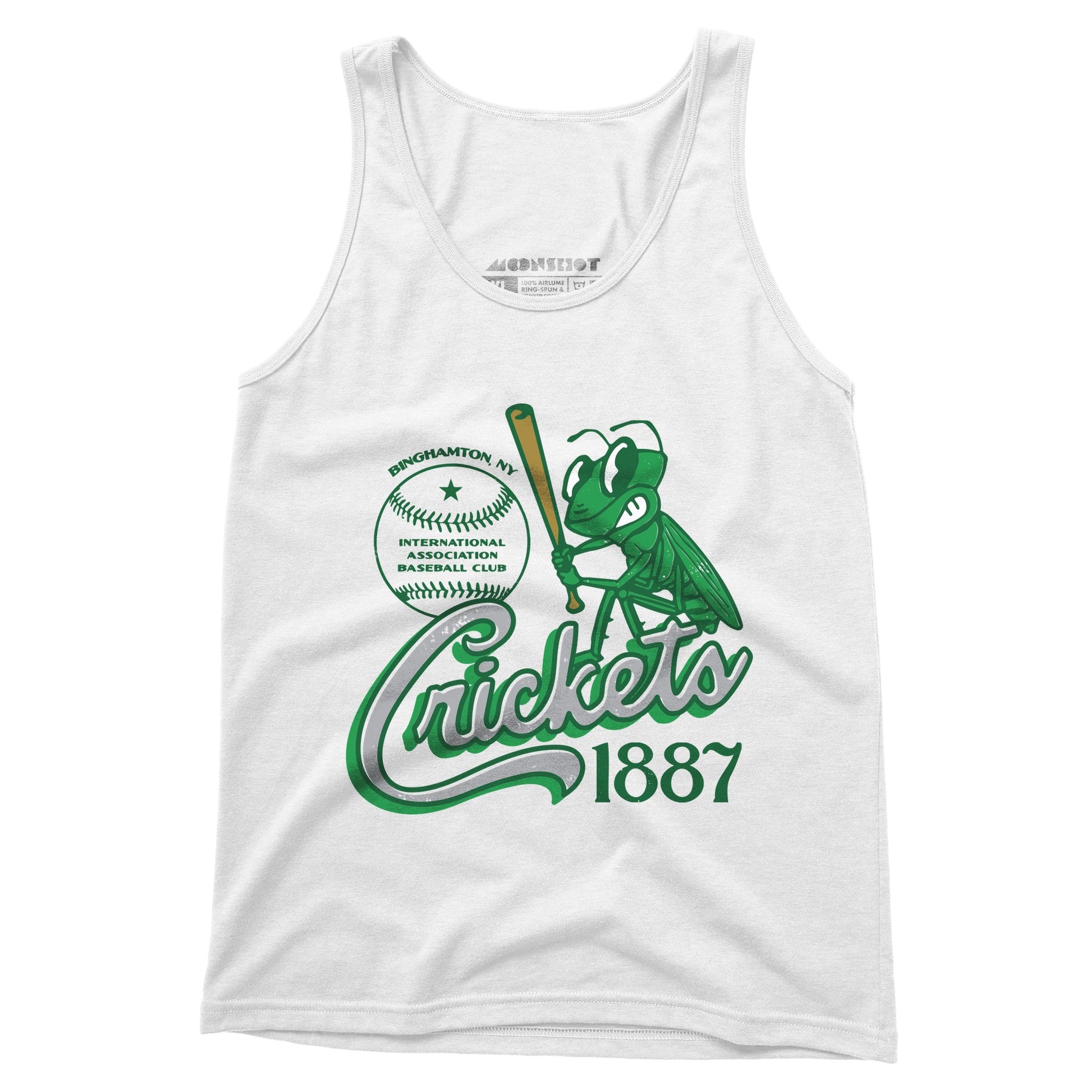 Binghamton Crickets - New York - Vintage Defunct Baseball Teams - Unisex Tank Top