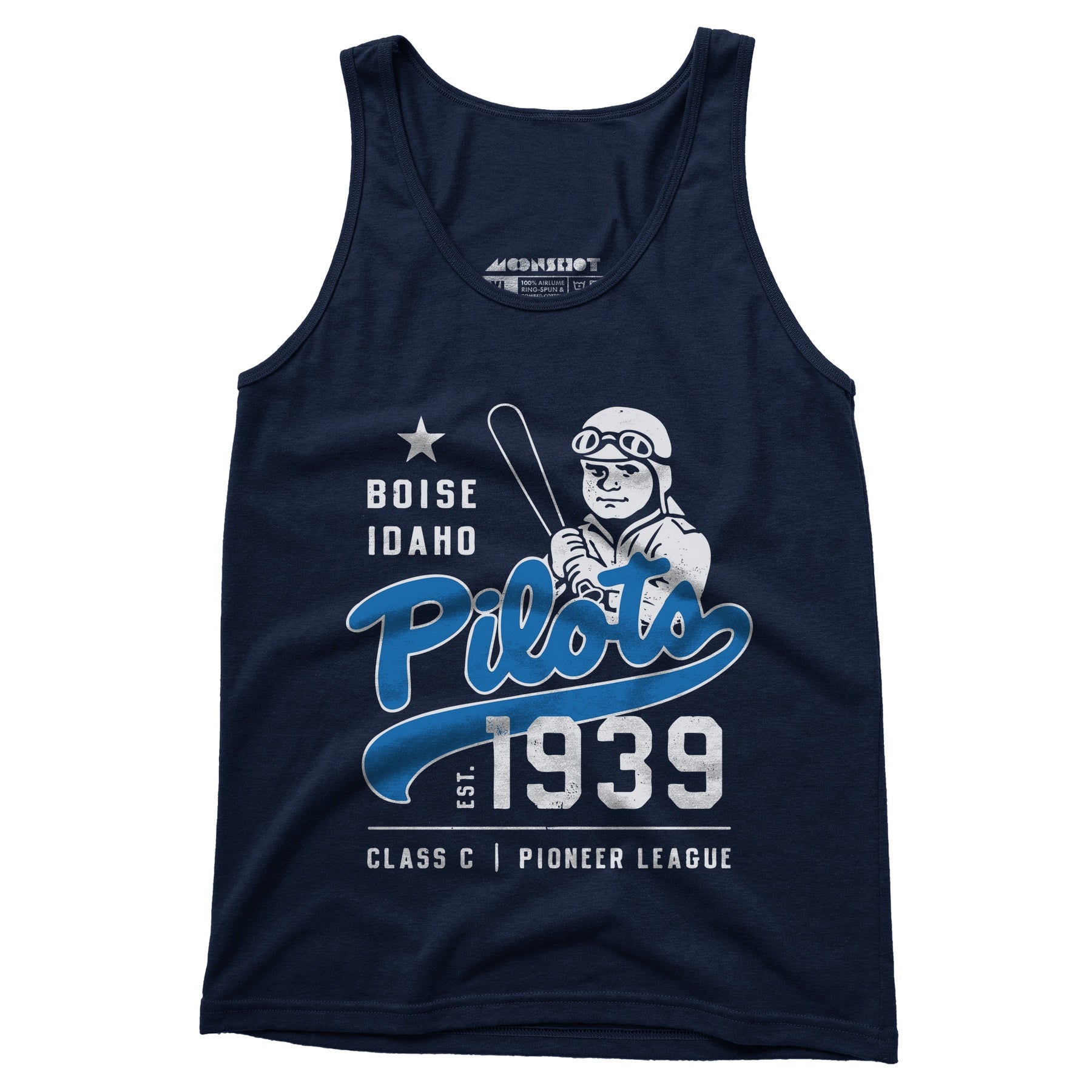 Boise Pilots - Idaho - Vintage Defunct Baseball Teams - Unisex Tank Top