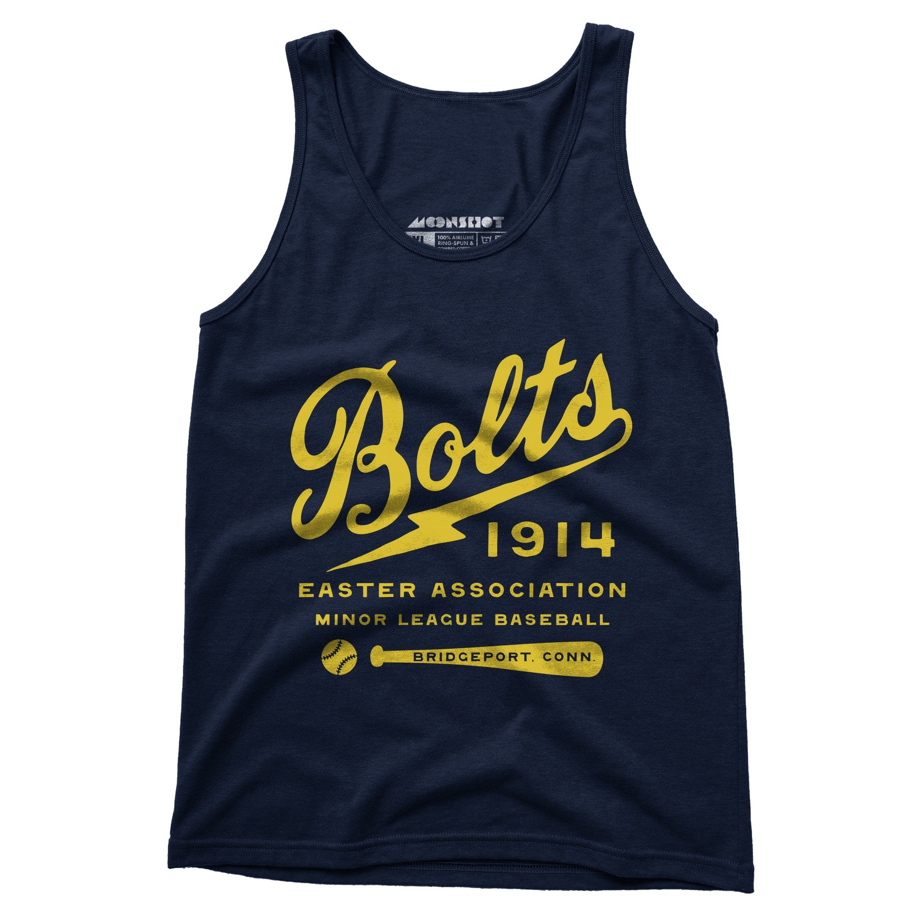 Bridgeport Bolts - Connecticut - Vintage Defunct Baseball Teams - Unisex Tank Top