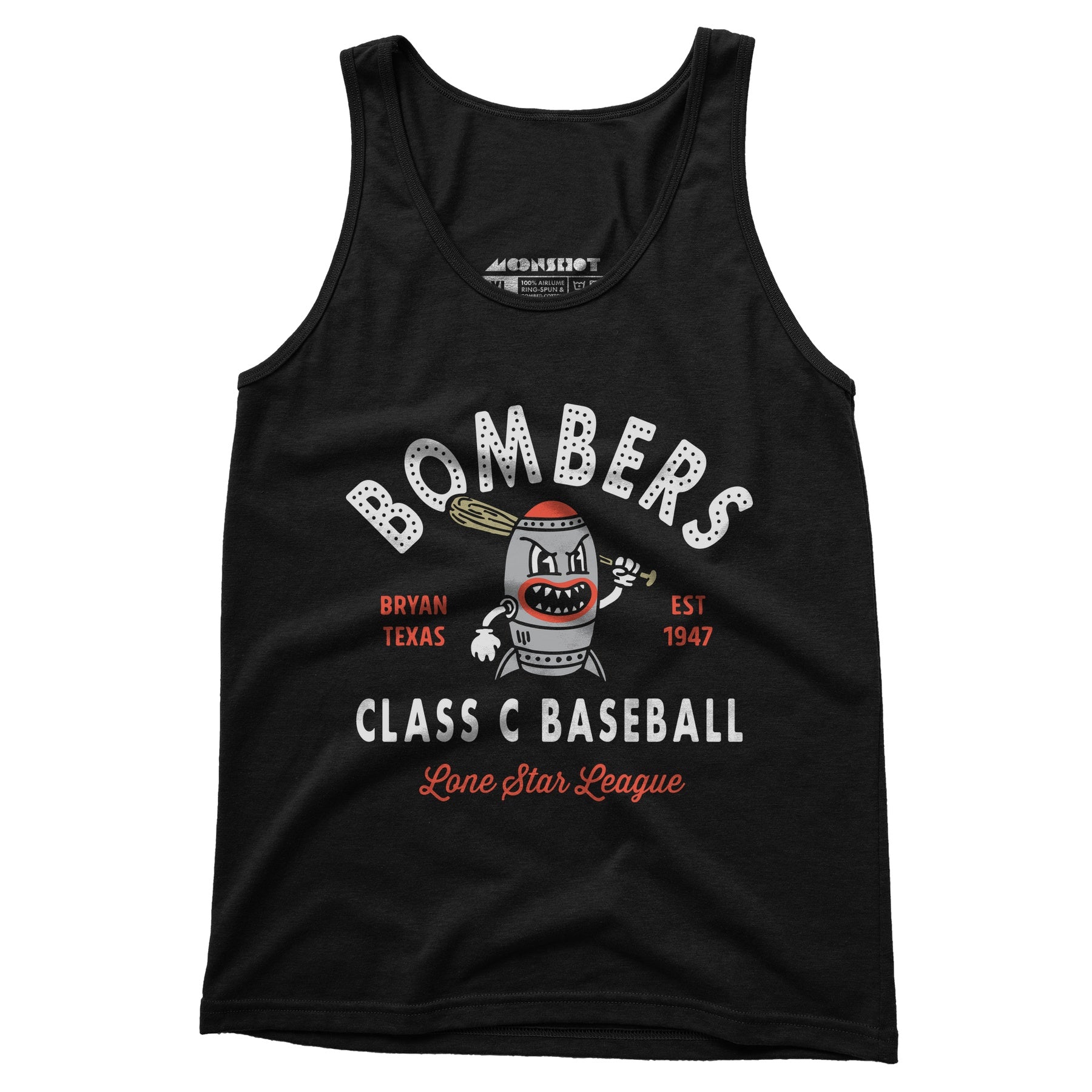 Bryan Bombers - Texas - Vintage Defunct Baseball Teams - Unisex Tank Top