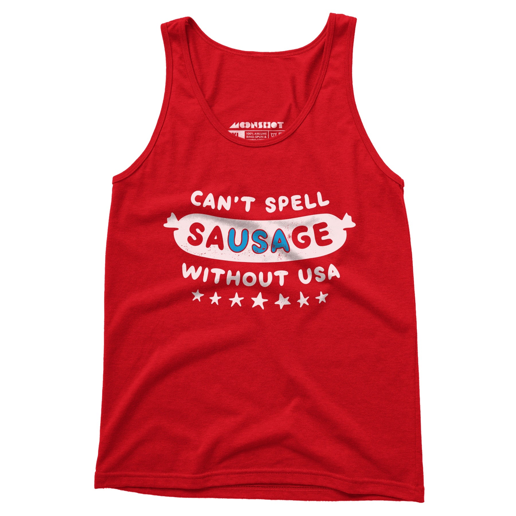 Can't Spell Sausage Without USA - Unisex Tank Top