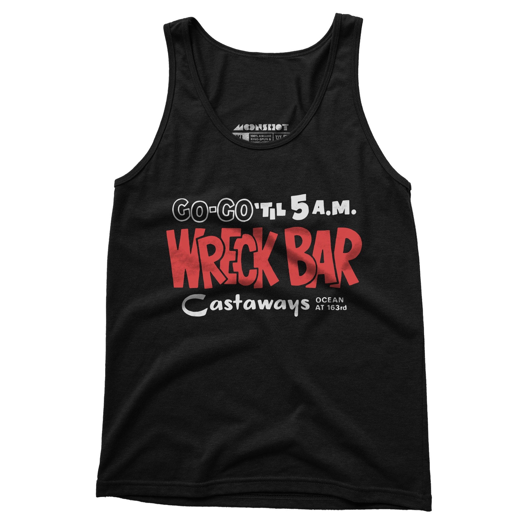 Castaways Motel Wreck Bar - Miami, FL - Vintage Tiki Bar - Unisex Tank Top