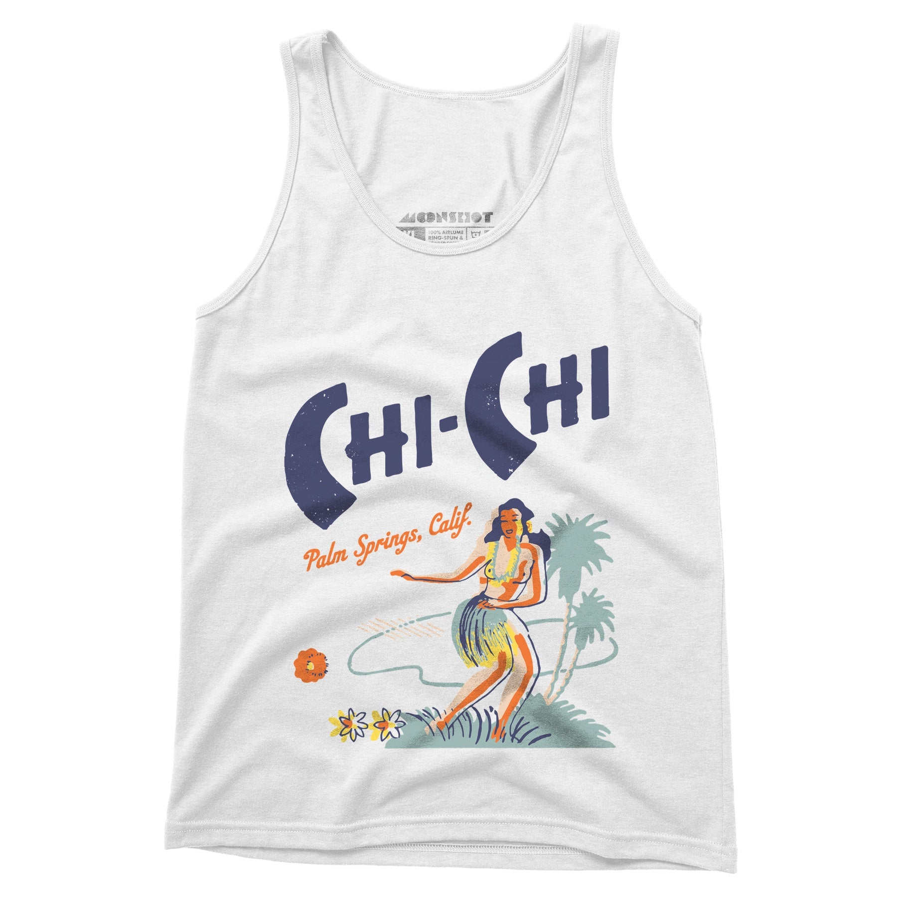 Chi Chi - Palm Springs, CA - Vintage Tiki Bar - Unisex Tank Top