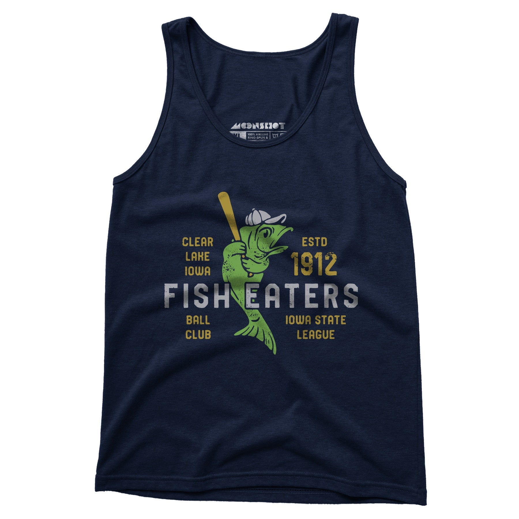 Clear Lake Fish Eaters - Iowa - Vintage Defunct Baseball Teams - Unisex Tank Top