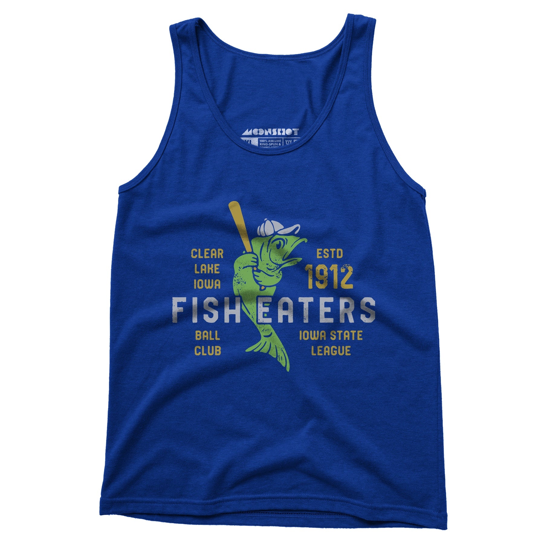 Clear Lake Fish Eaters - Iowa - Vintage Defunct Baseball Teams - Unisex Tank Top