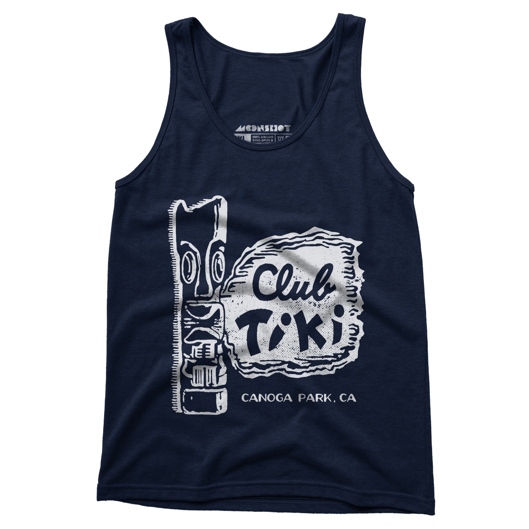 Club Tiki - Canoga Park, CA - Vintage Tiki Bar - Unisex Tank Top