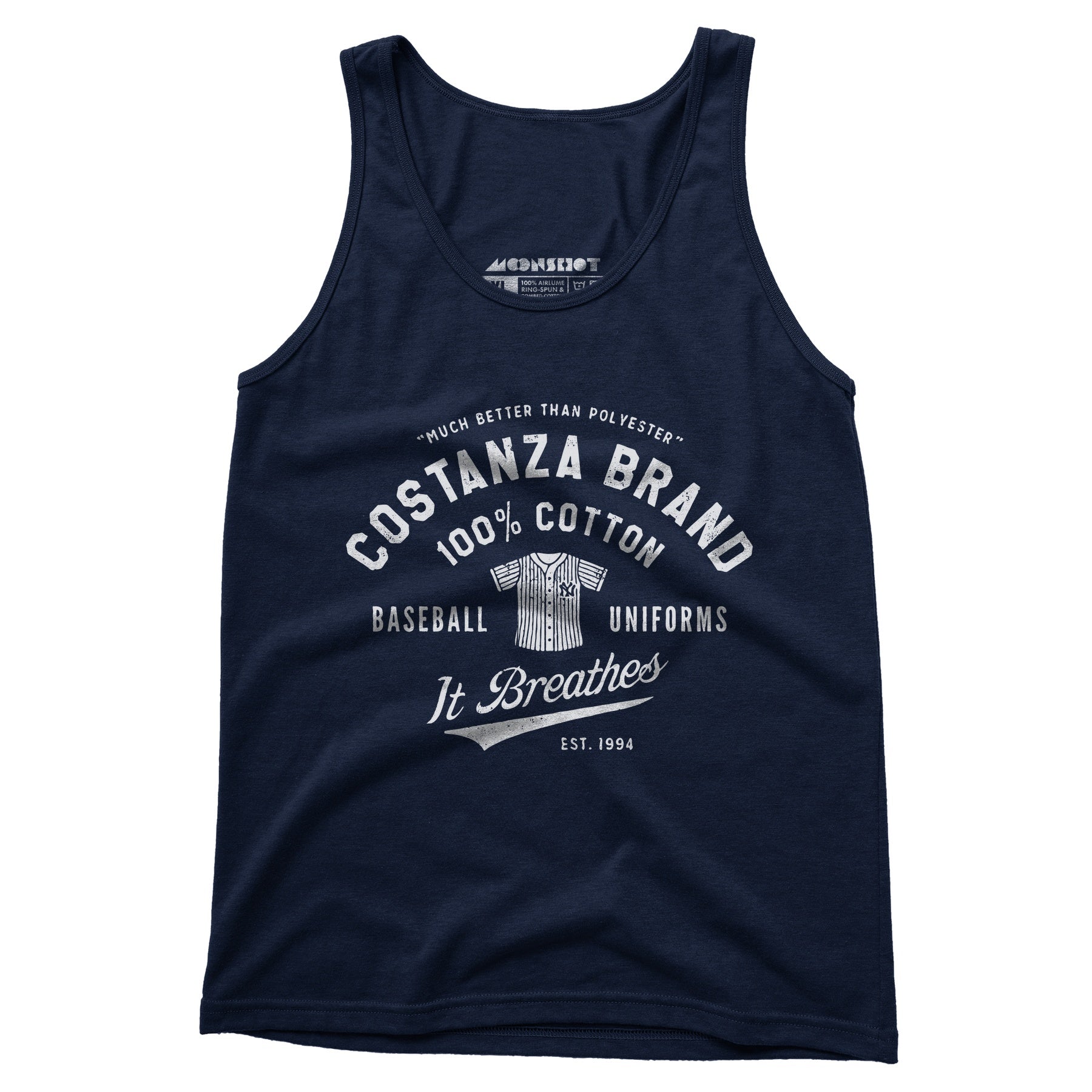 Costanza Brand Cotton Baseball Uniforms - Unisex Tank Top