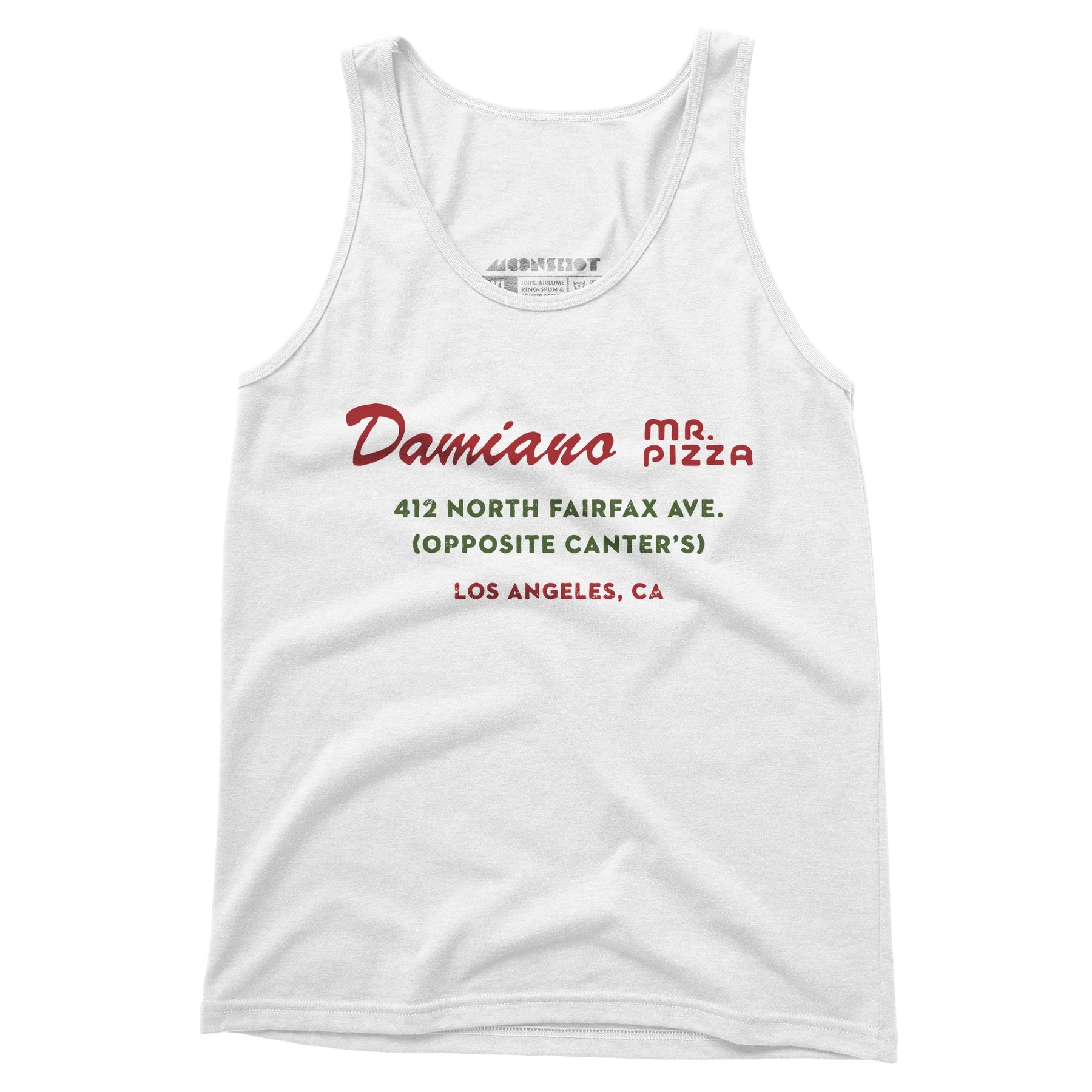 Damiano Mr. Pizza - Los Angeles, CA - Vintage Restaurant - Unisex Tank Top