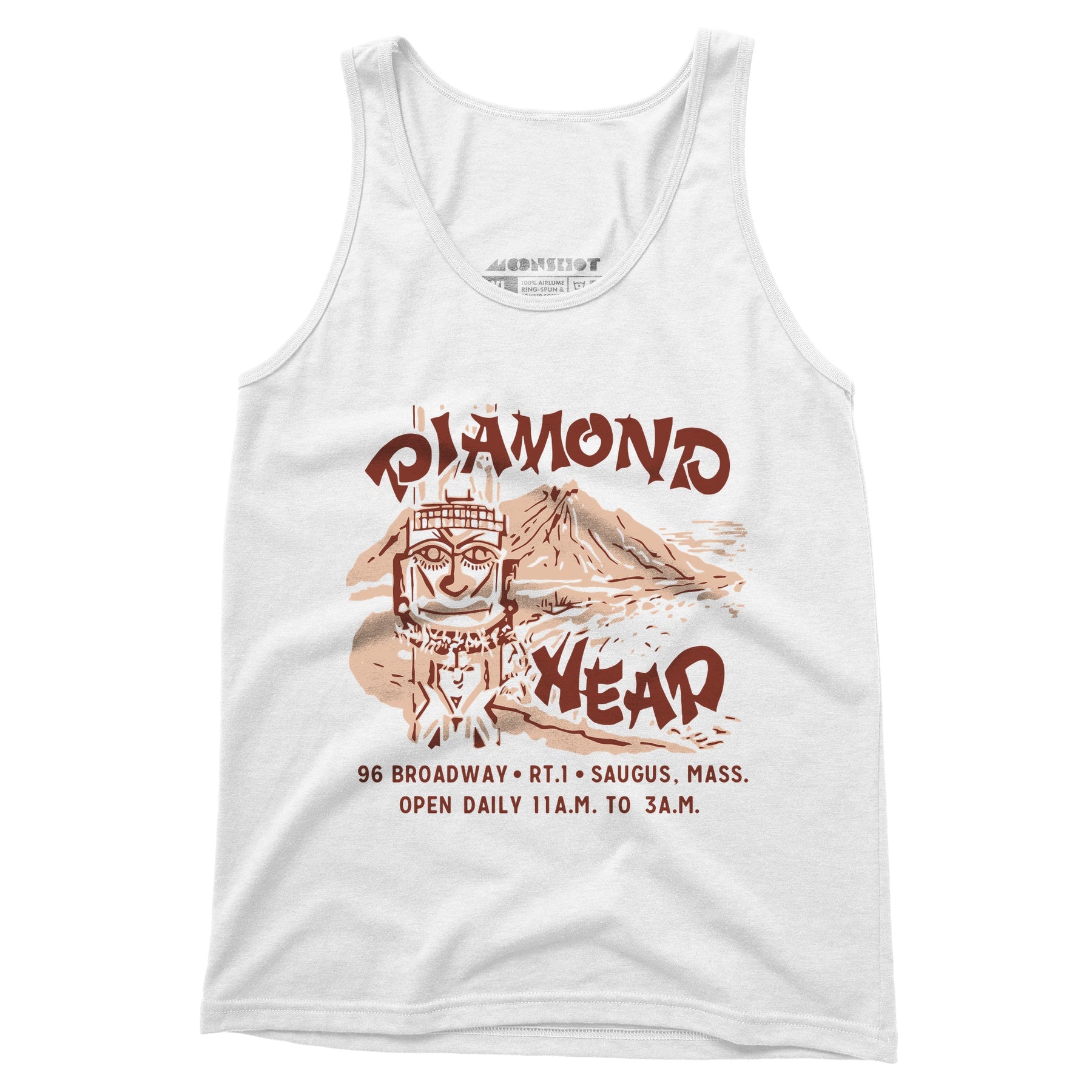 Diamond Head - Saugus, MA - Vintage Tiki Bar - Unisex Tank Top