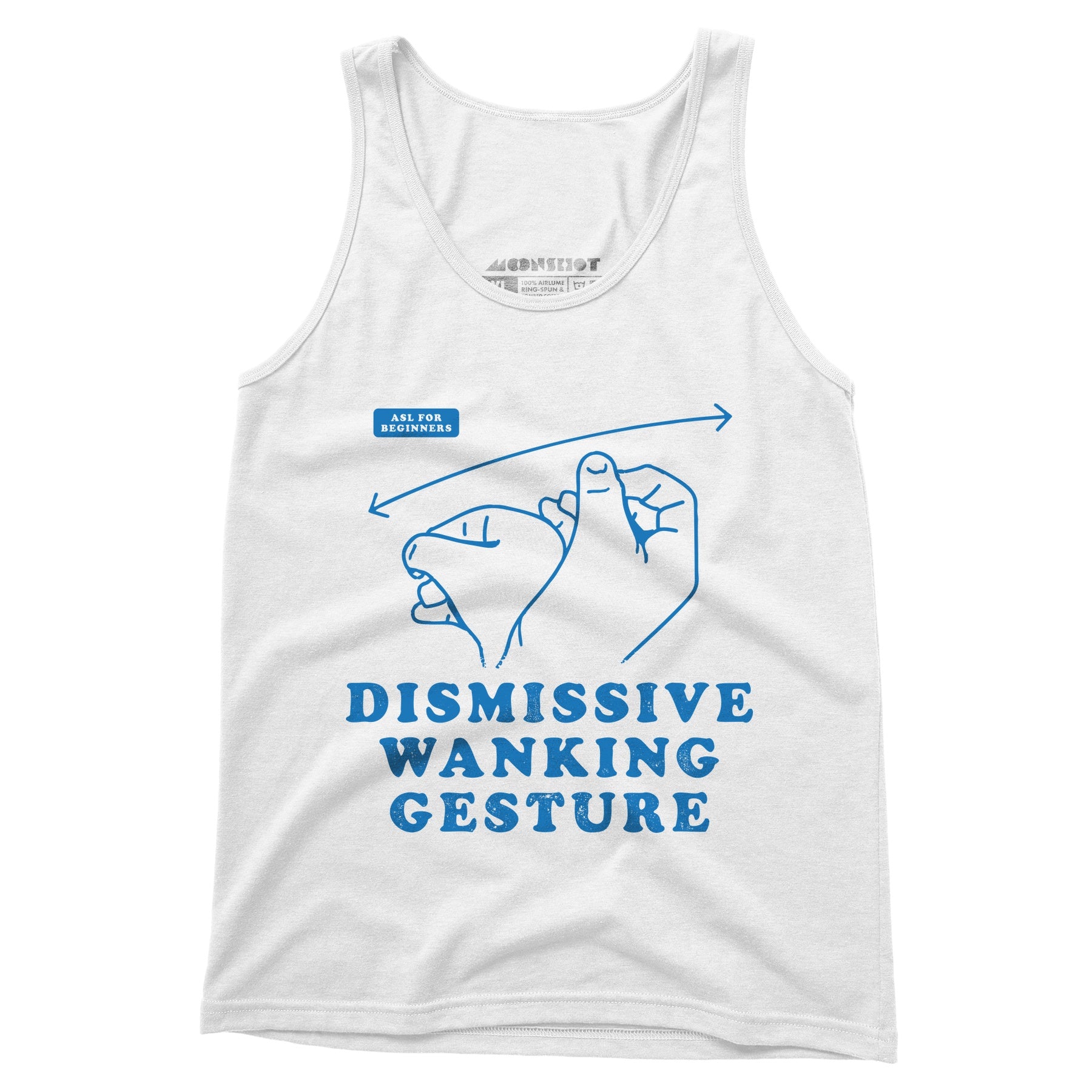 Dismissive Wanking Gesture - Unisex Tank Top