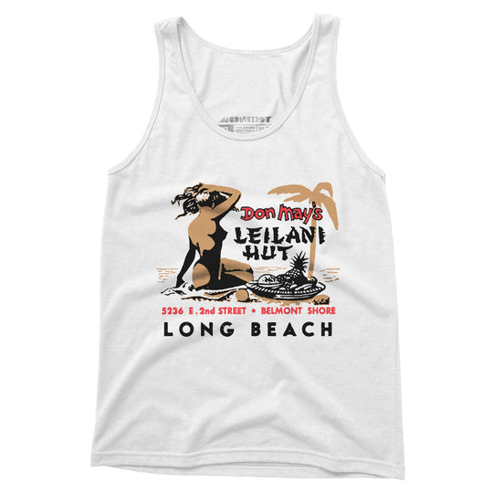 Don May's Leilani Hut - Belmont Shore, CA - Vintage Tiki Bar - Unisex Tank Top