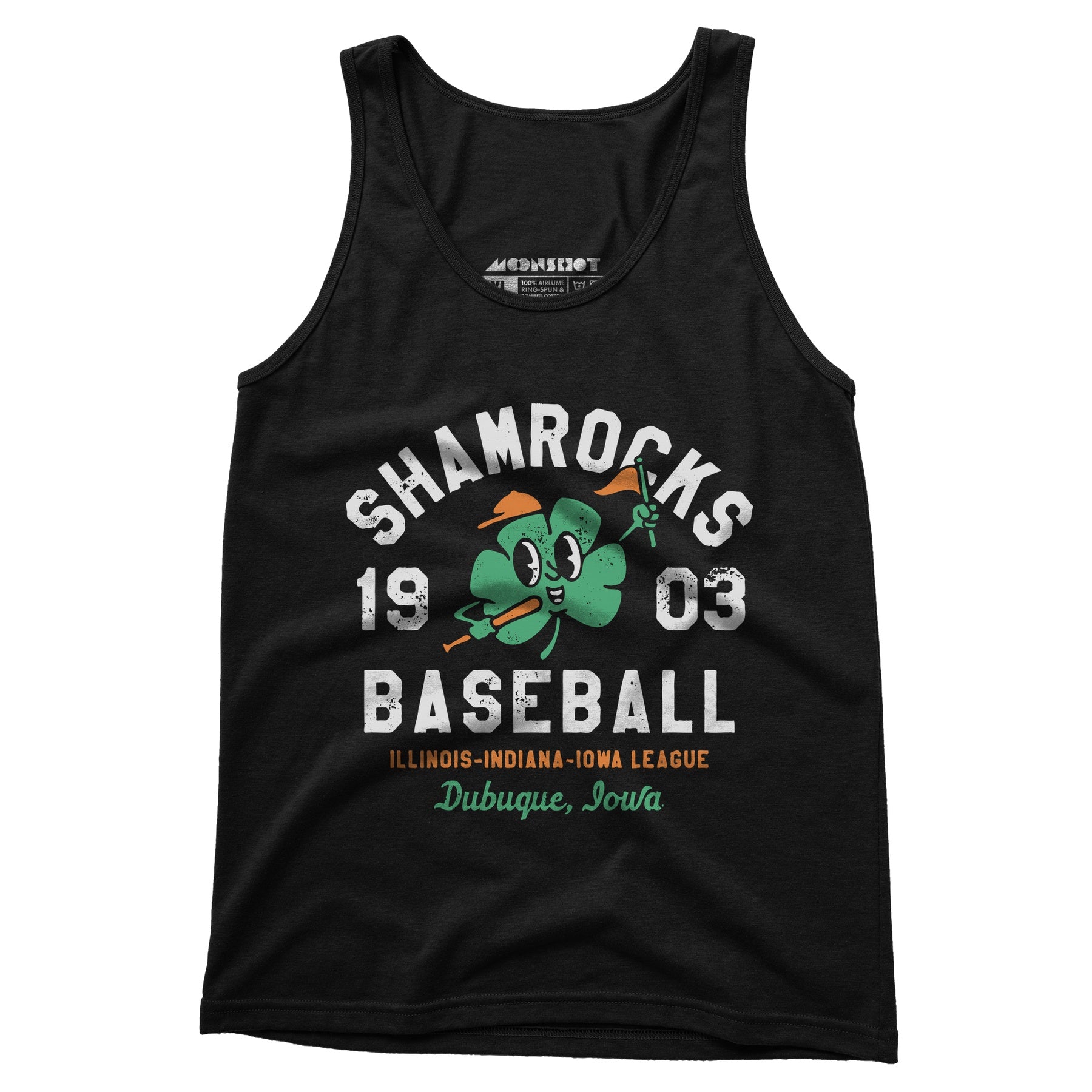 Dubuque Shamrocks - Iowa - Vintage Defunct Baseball Teams - Unisex Tank Top