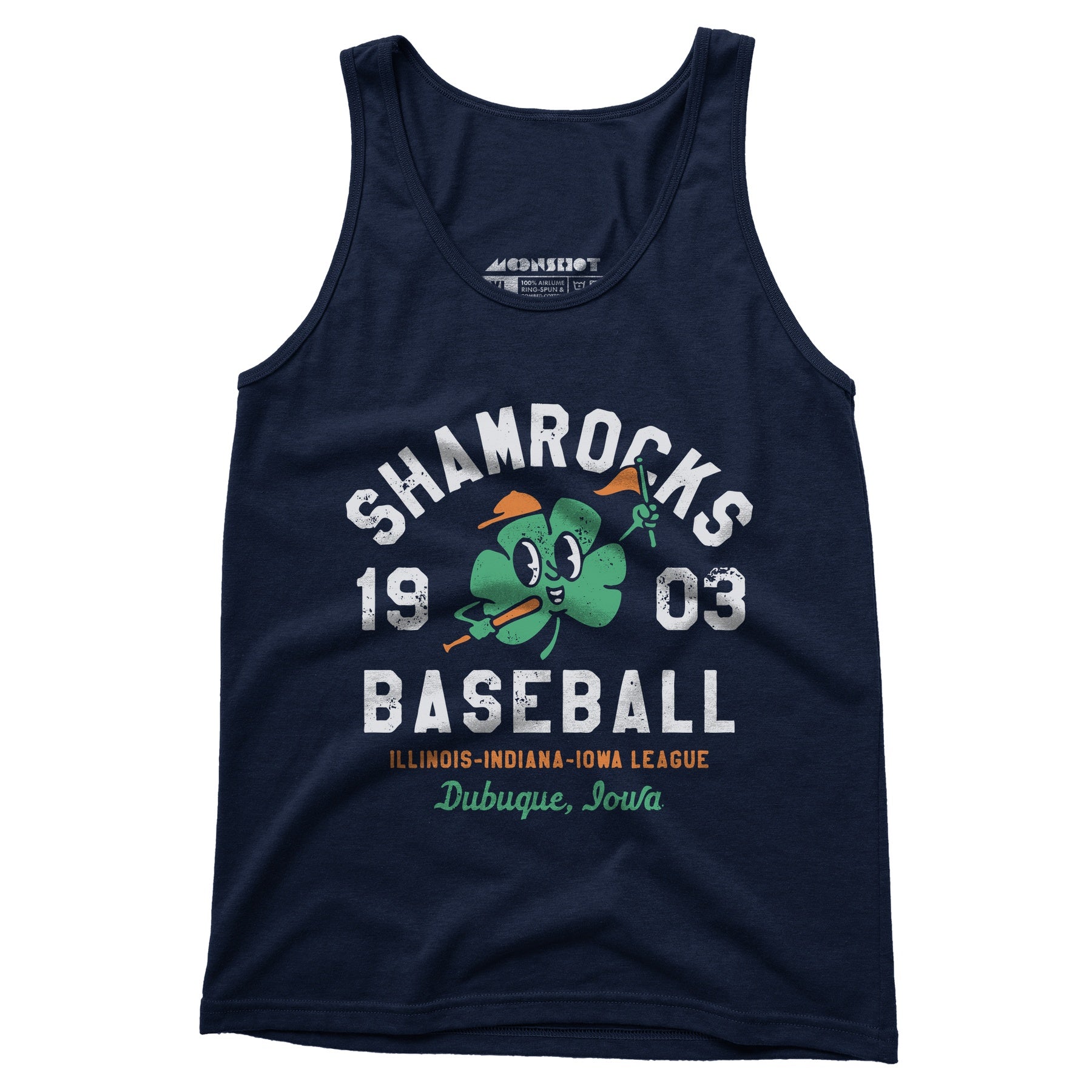 Dubuque Shamrocks - Iowa - Vintage Defunct Baseball Teams - Unisex Tank Top