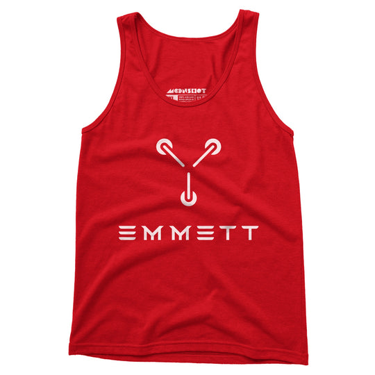 Emmett - Doc Brown Tesla Mashup - Unisex Tank Top