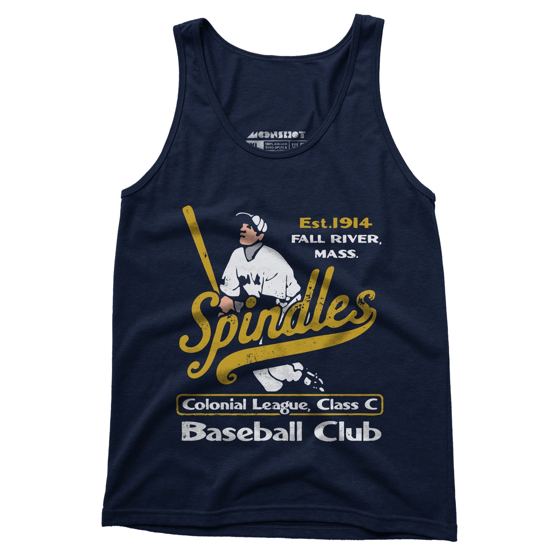 Fall River Spindles - Massachusetts - Vintage Defunct Baseball Teams - Unisex Tank Top