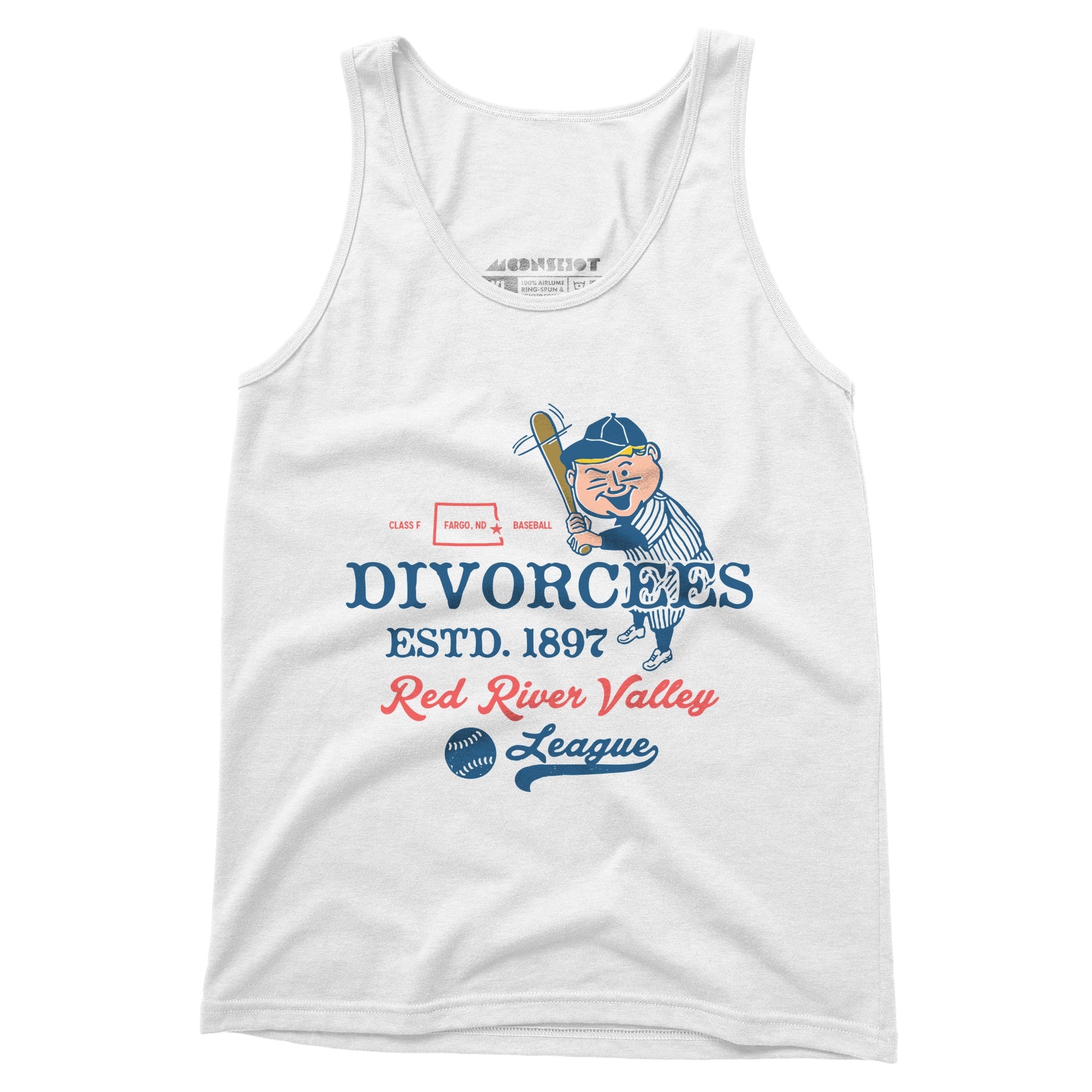 Fargo Divorcees - North Dakota - Vintage Defunct Baseball Teams - Unisex Tank Top