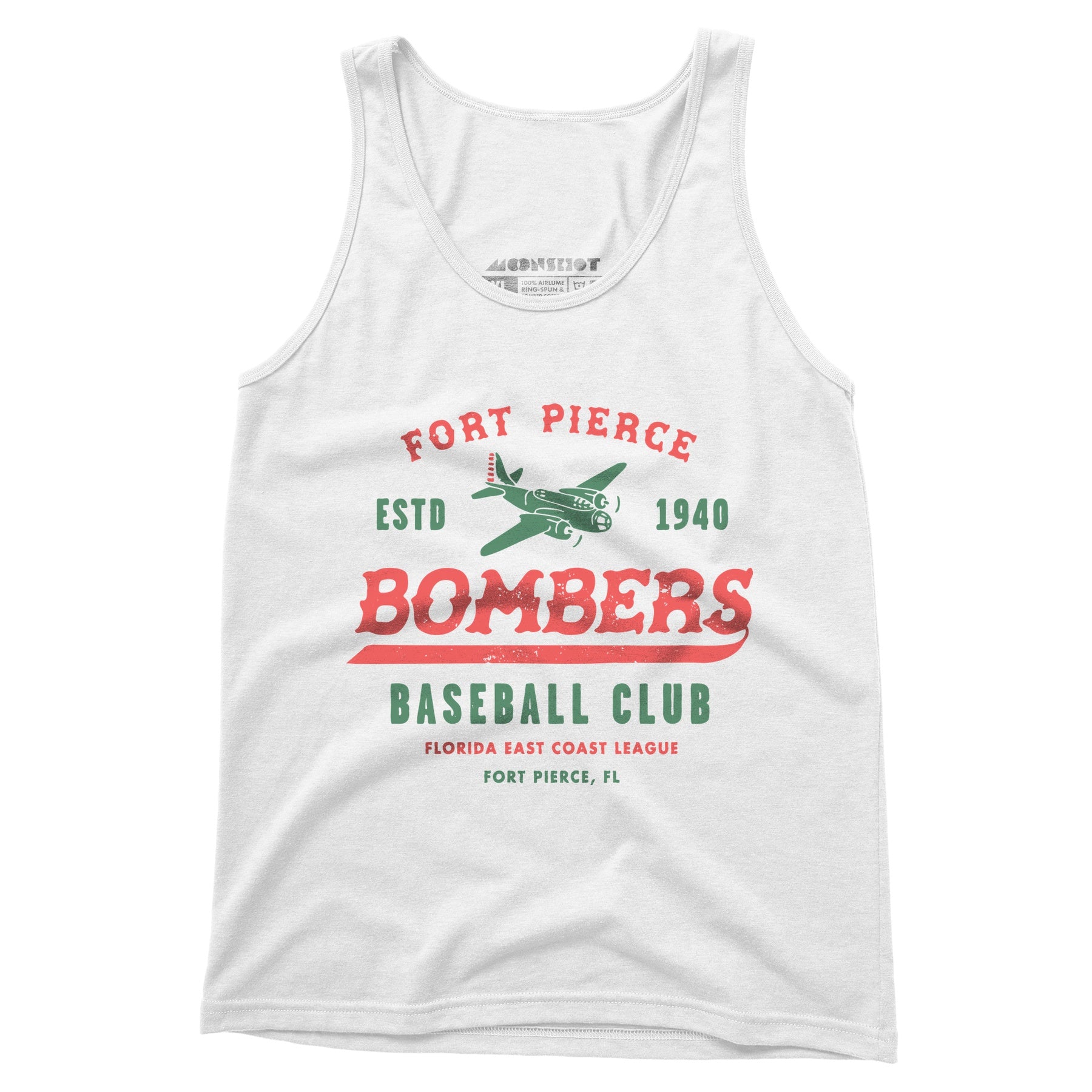 Fort Pierce Bombers - Florida - Vintage Defunct Baseball Teams - Unisex Tank Top